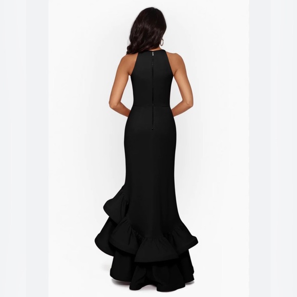 Betsy And Adam Ruffle And Hem Dress $259 - Picture 2 of 3